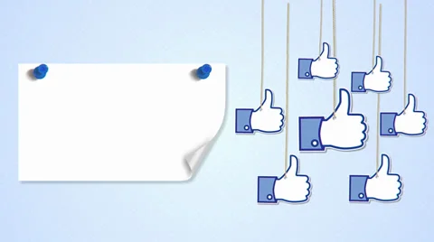 Thumb up applique, loop animation Stock Footage 32168659