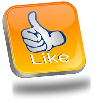 Thumb up Button Stock Illustration