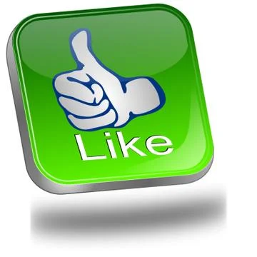 Thumb up Button Stock Illustration