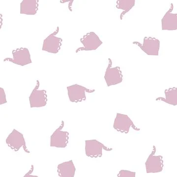 Thumb down glyph seamless pattern Ilustración de archivo