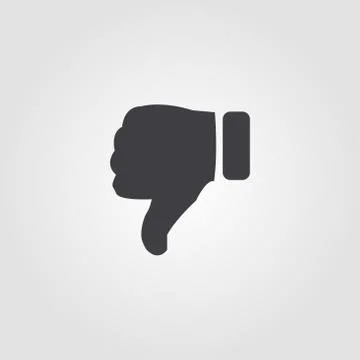 Thumb Down icon. Simple element illustration. Thumb Down pixel perfect icon Illustrazione stock