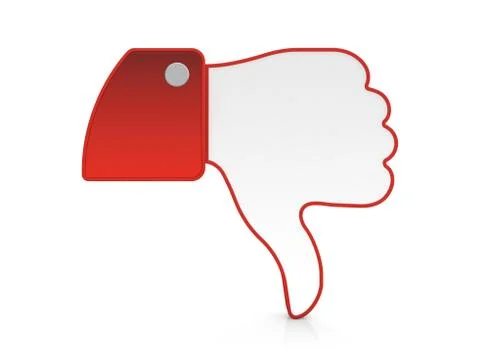 Thumb down Stock Illustration