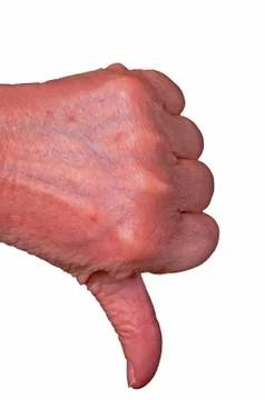 Thumb down Stock Photos