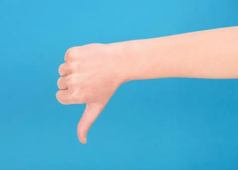 Thumb down Stock Photos