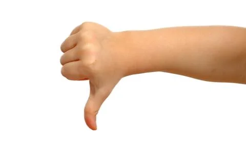 Thumb down Stock Photos