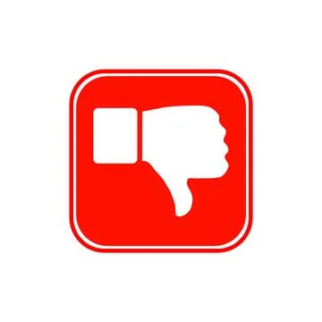 Thumb down sign Stock Illustration
