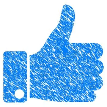Thumb Up Grunge Icon Stock Illustration