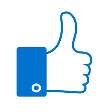 Thumb up, i like it, stock vector illustration Stock Illustration