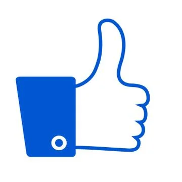 Thumb up, i like it, stock vector illustration Illustrazione stock