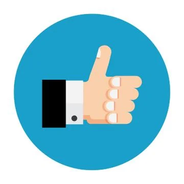 Thumb up icon, like Stock Illustration