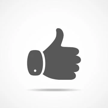 Thumb up icon. Vector illustration. Stock Illustration
