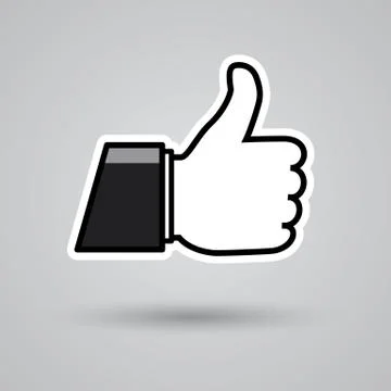 Like thumb up Stock Illustration