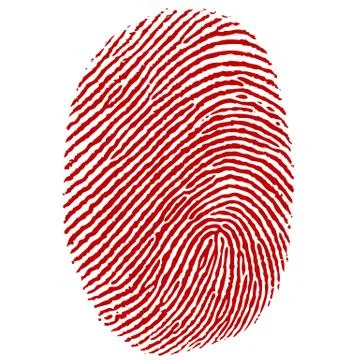 Thumb impression Stock Illustration