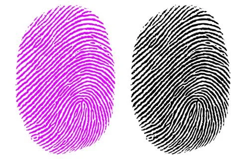 Thumb impression Stock Illustration