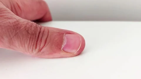 Thumb Interaction with Flat Surface- Tactile Motion Concept Vídeo Stock 317882186