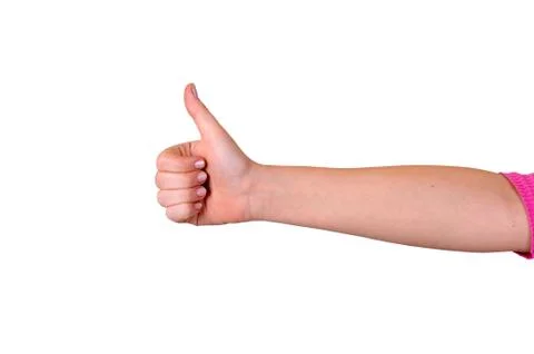 Thumb up Isolated Stock Photos