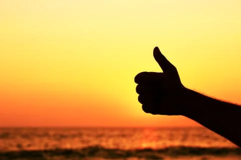 Thumb up Fotos de archivo