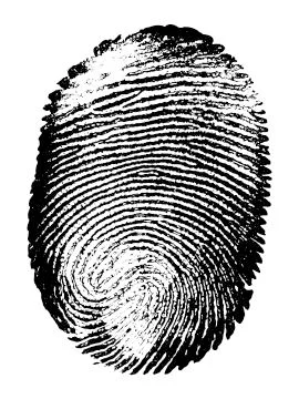Thumb print Stock Illustration