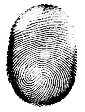 Thumb print Stock Illustration
