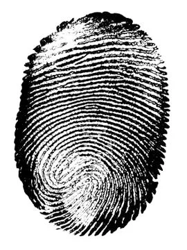 Thumb print Stock Illustration