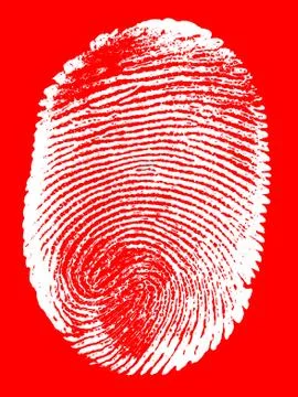 Thumb print Stock Illustration
