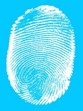 Thumb print Stock Illustration