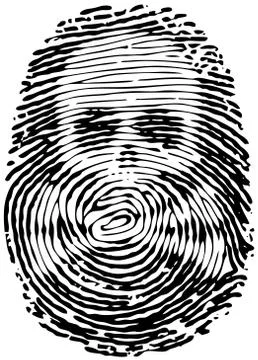 Thumb Print Stock Illustration