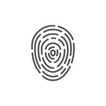 Thumb print Stock Illustration