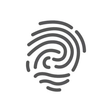 Thumb print Stock Illustration