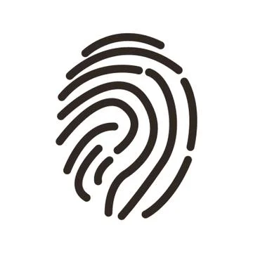 Thumb print Stock Illustration