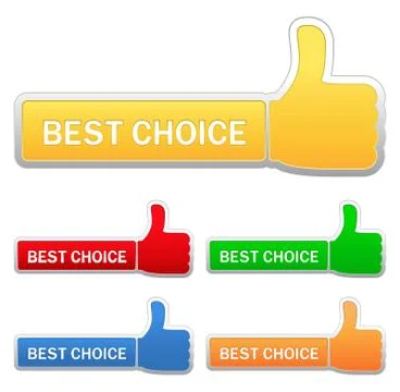 Thumb Up Signs 스톡 일러스트