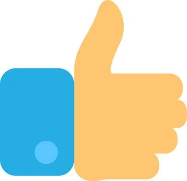 Like thumb up social media app button icon vector Stock Illustration