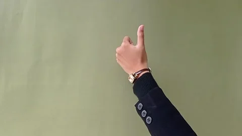 A thumb ups for giving courage to someone Stock Footage 150665562