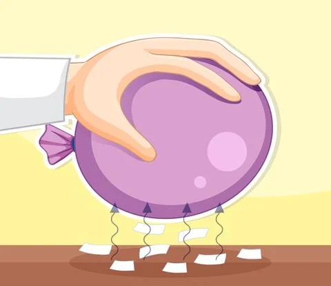 Thumbnail design with electrostatic science experiment Illustrazione stock