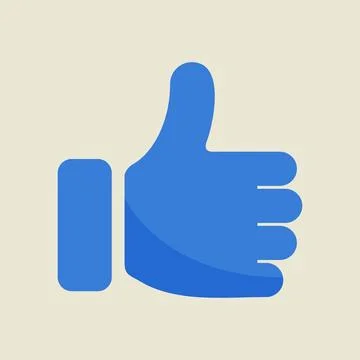 Like Thumbnail Icon Symbol Vector Template Stock Illustration