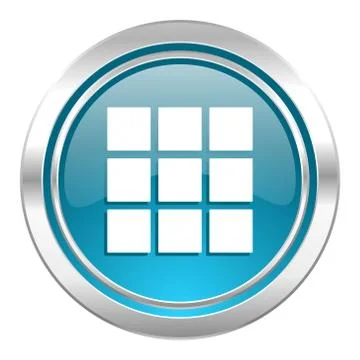 Thumbnails grid icon, gallery sign. Stock Illustration