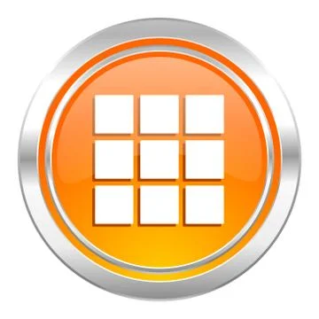 Thumbnails grid icon, gallery sign. Stock Illustration