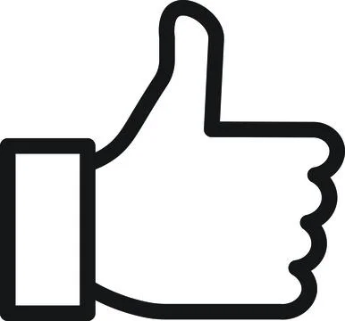 Thumbs Up Like Appreciation Stock Illustration