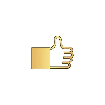 Thumbs up computer symbol 库存插图