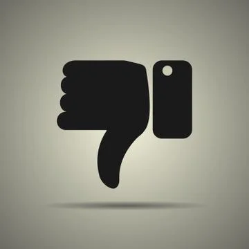 Thumbs down icon Stock Illustration