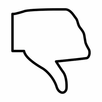 Thumbs down icon Stock Illustration