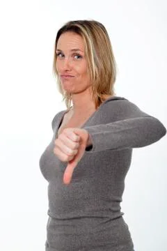 Thumbs down Stock Photos