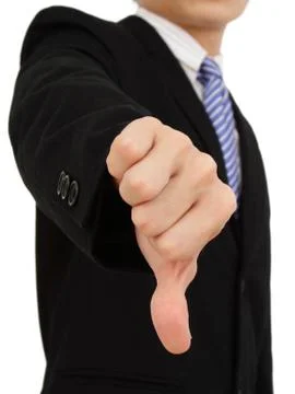 Thumbs down Stock Photos