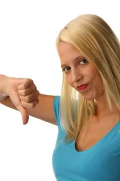 Thumbs down Stock Photos