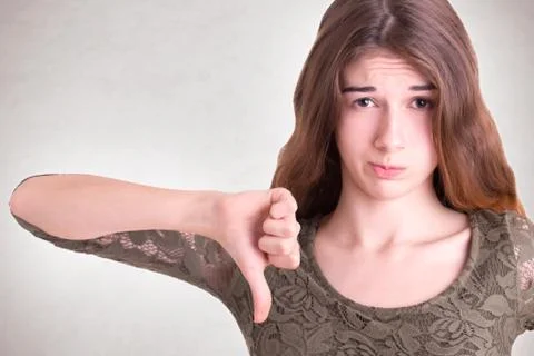 Thumbs Down Foto stock