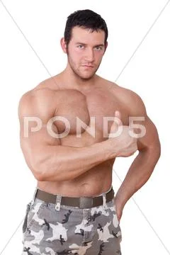 Thumbs up for fitness Stock Photos