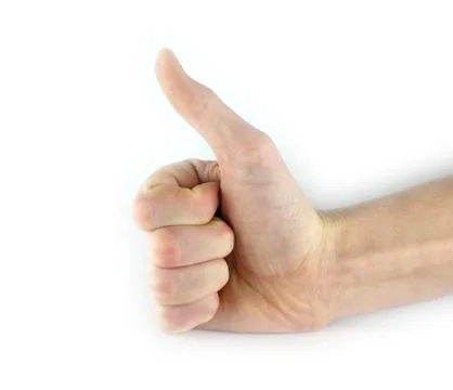 Thumbs up, hand Stock Photos
