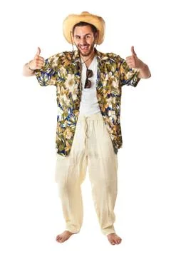 Thumbs up for the hotel Stock Photos