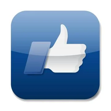 Thumbs up icon - like button Thumbs up button - like button, vector Eps10 ... 스톡 사진
