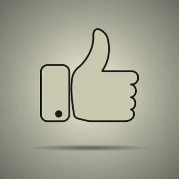 Thumbs up icon Stock Illustration
